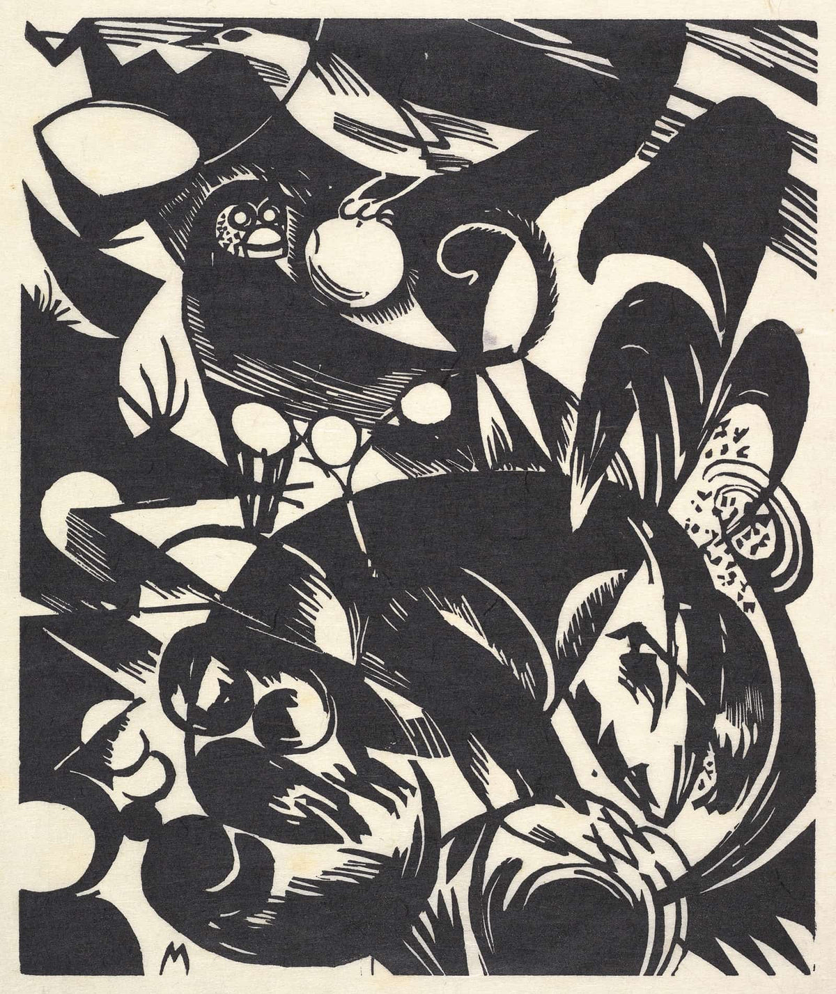 Creation I Schopfungsgeschichte I by Franz Marc