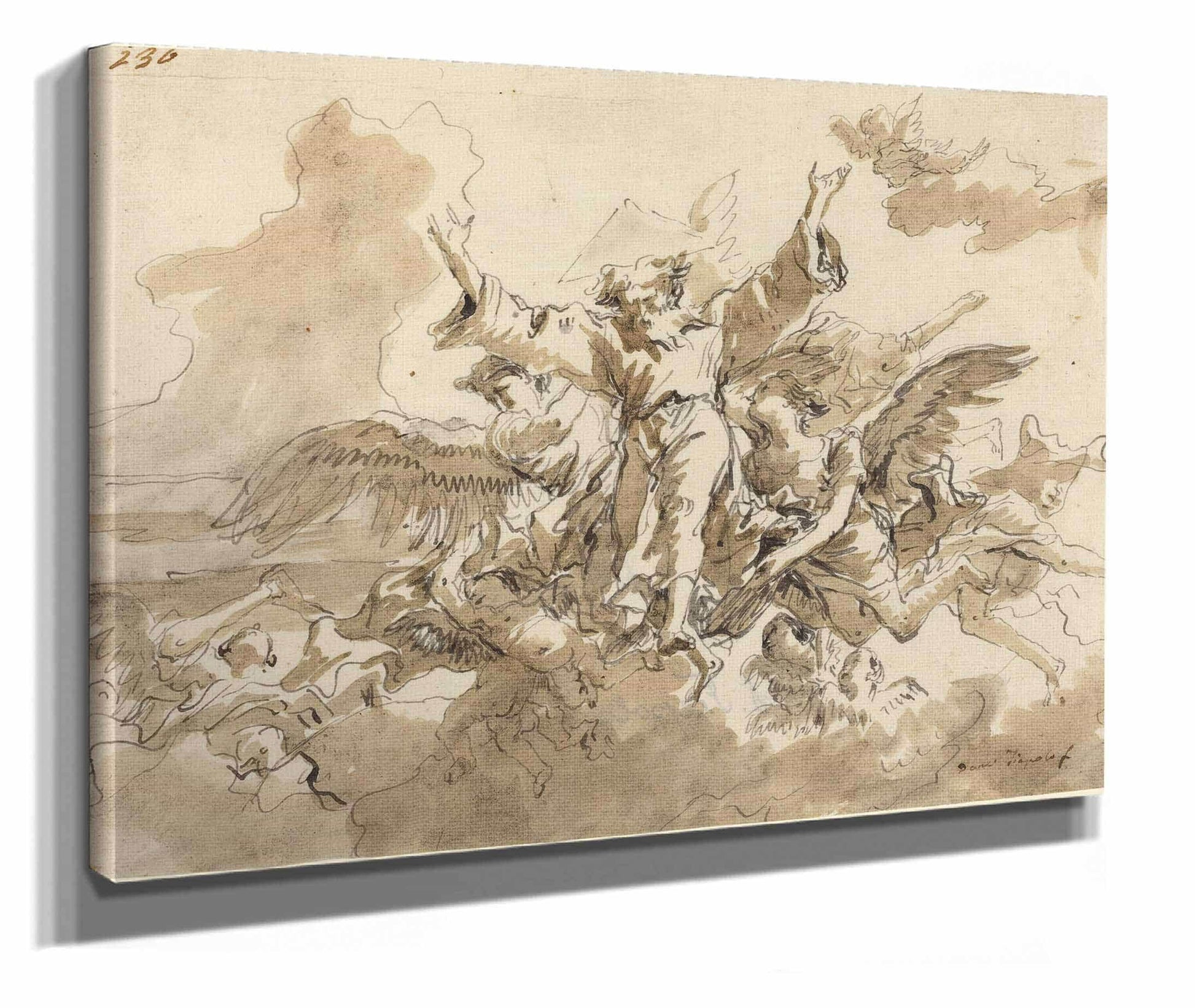 Creation Of The Universe by Giovanni Domenico Tiepolo
