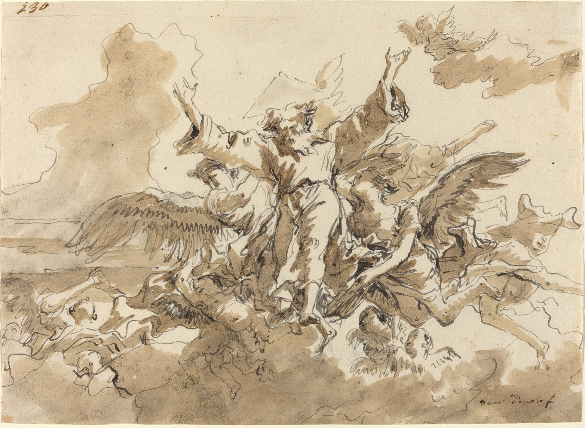 Creation Of The Universe by Giovanni Domenico Tiepolo