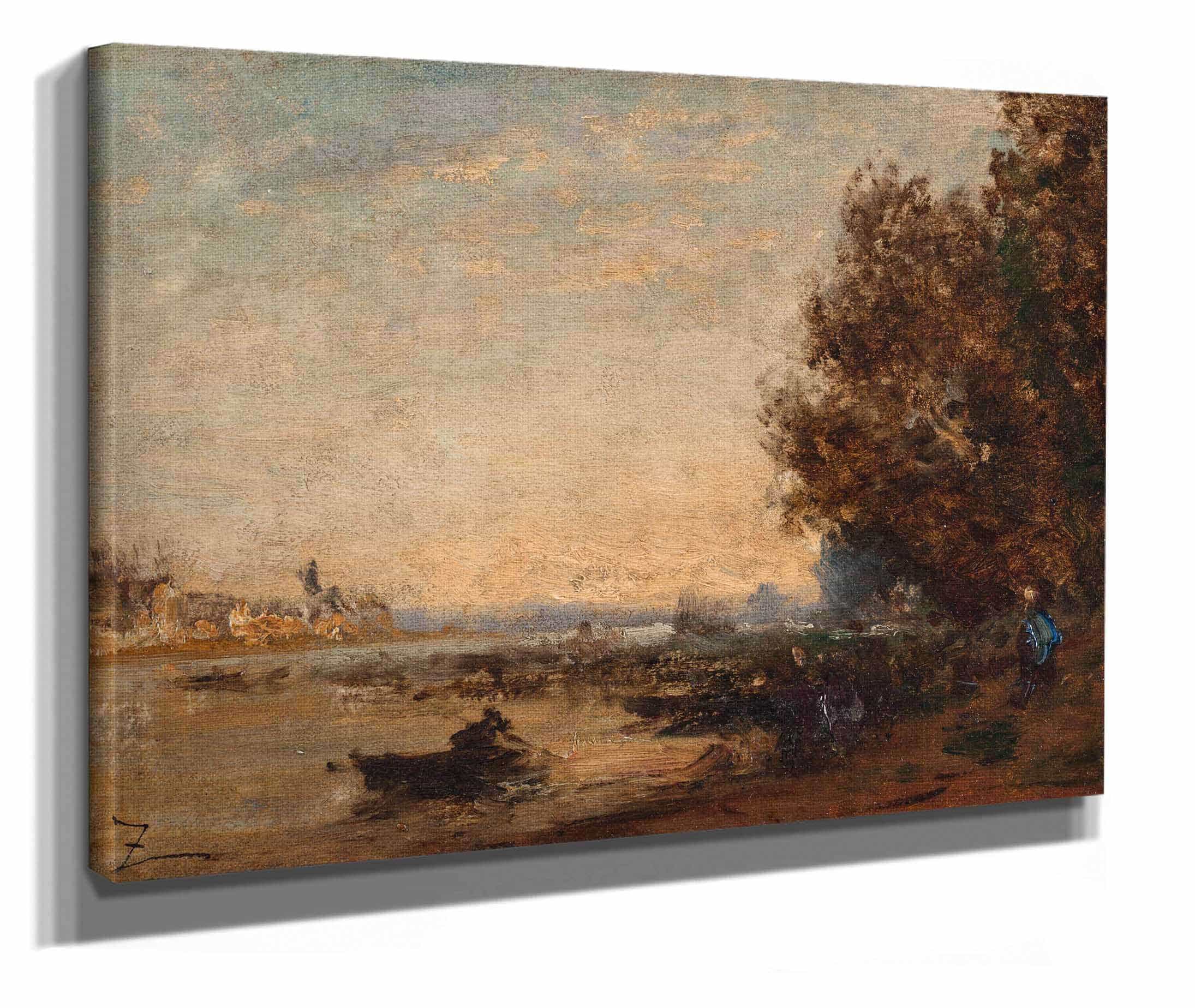 Crepuscule by Felix Ziem