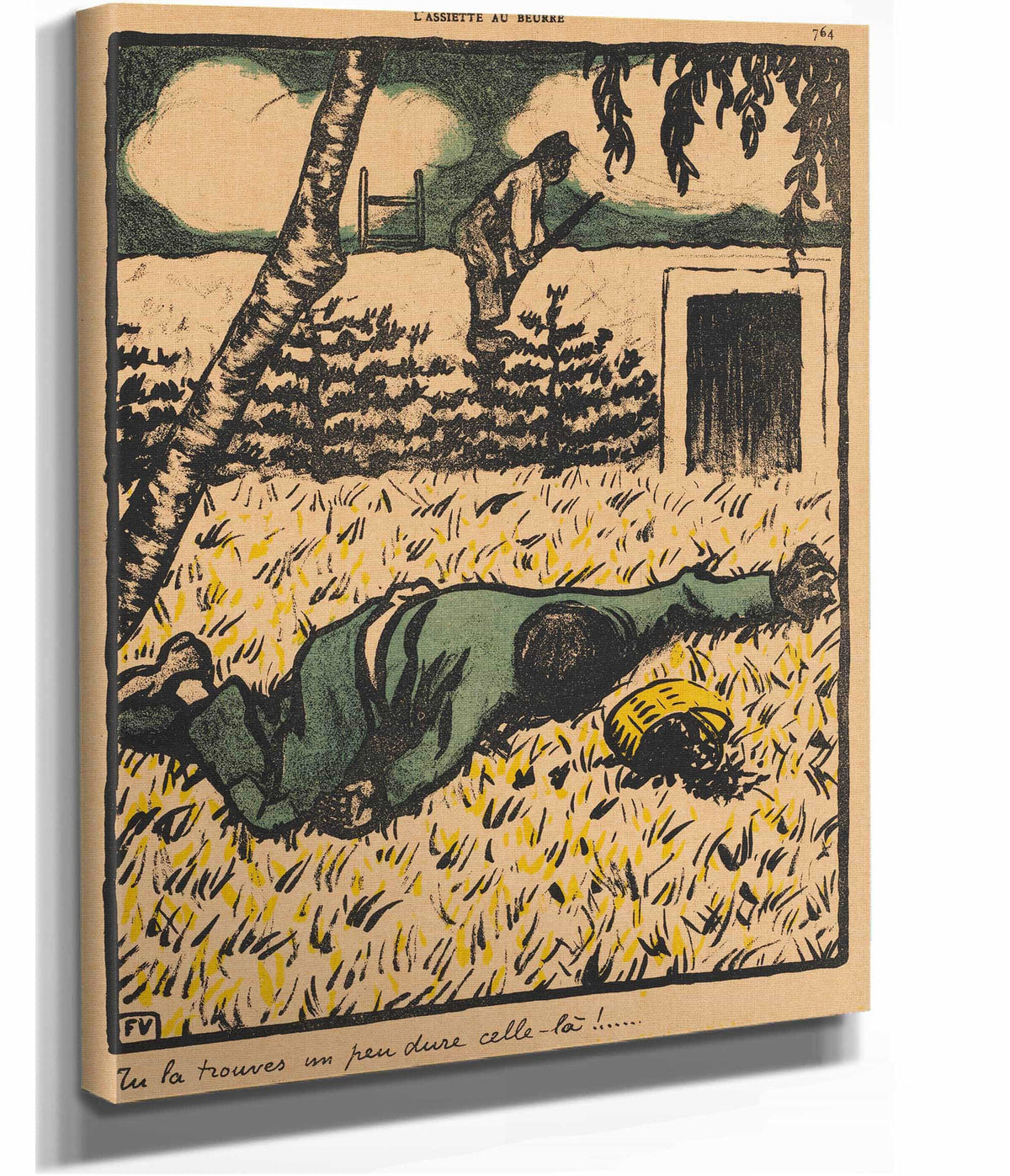 Crimes And Punishments Vii Youll Find Thats Rather A Hard One  by Felix Vallotton