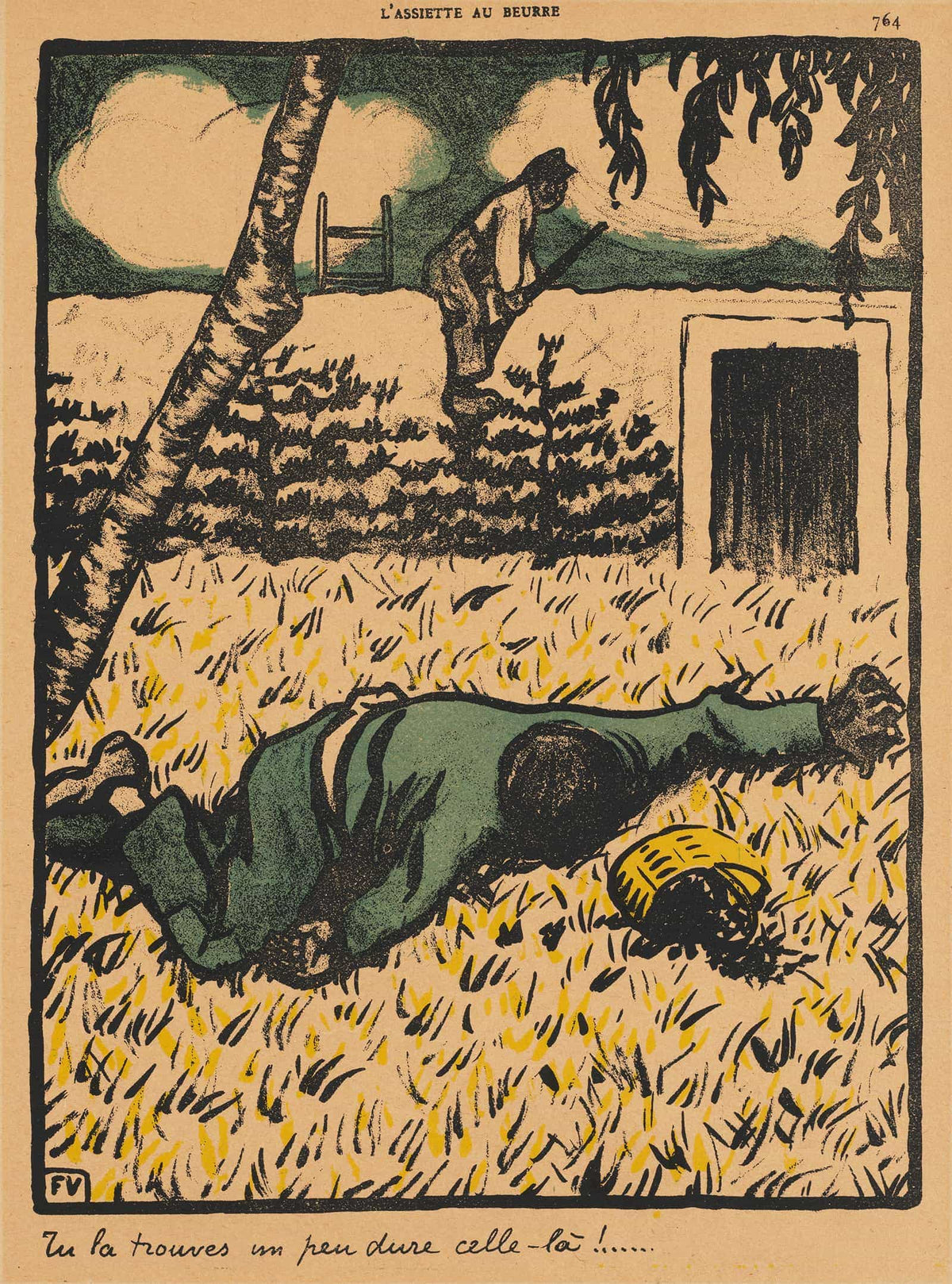 Crimes And Punishments Vii Youll Find Thats Rather A Hard One  by Felix Vallotton