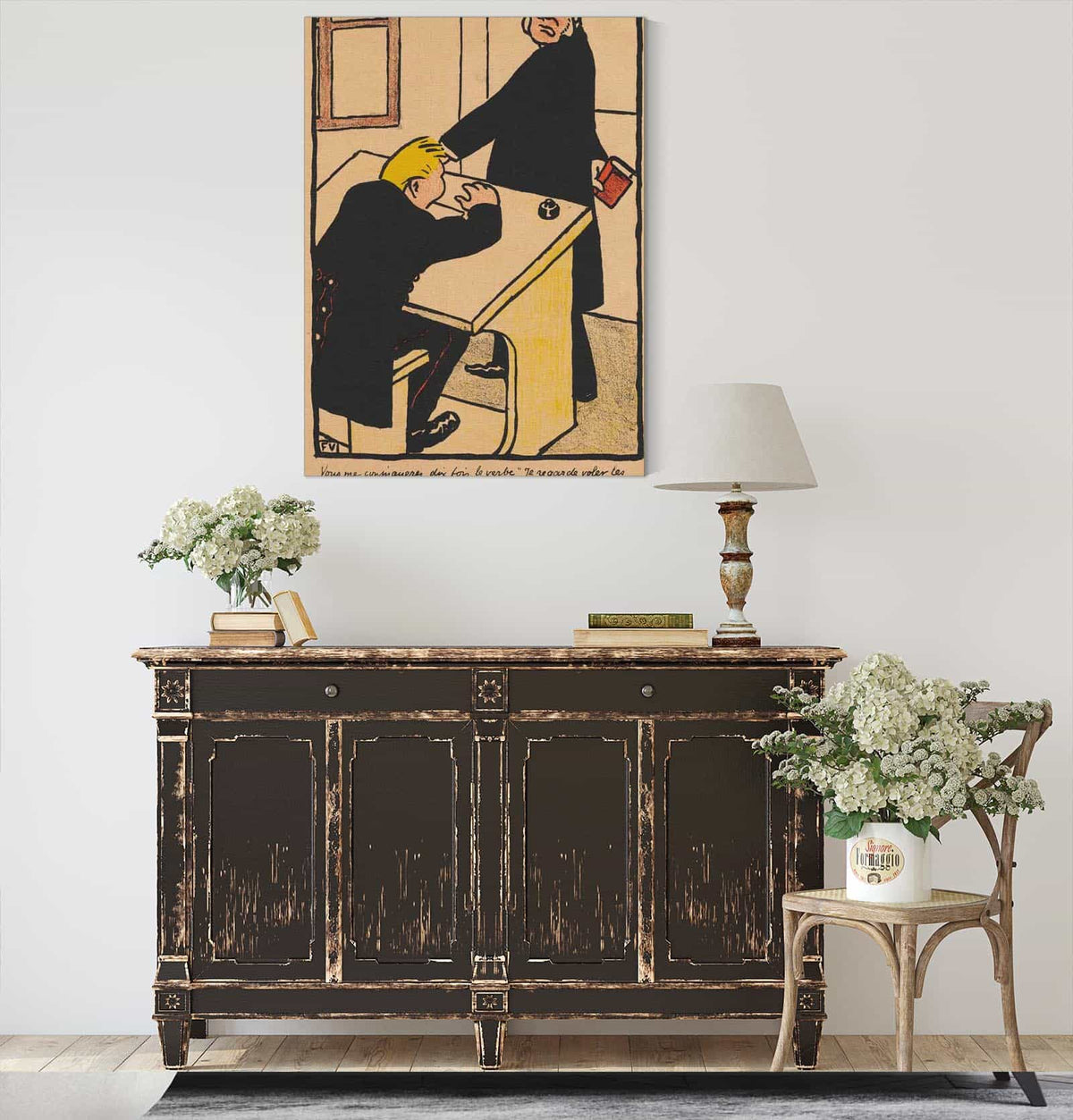 Crimes And Punishments Xvii You Shall Conjugate by Felix Vallotton