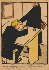 Crimes And Punishments Xvii You Shall Conjugate by Felix Vallotton