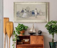 Crinolines On The Beach by Eugene Boudin