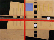 Croce Rossa E Palle Bianche by Laszlo Moholy Nagy