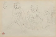 Croquis Charge by Henri De Toulouse Lautrec
