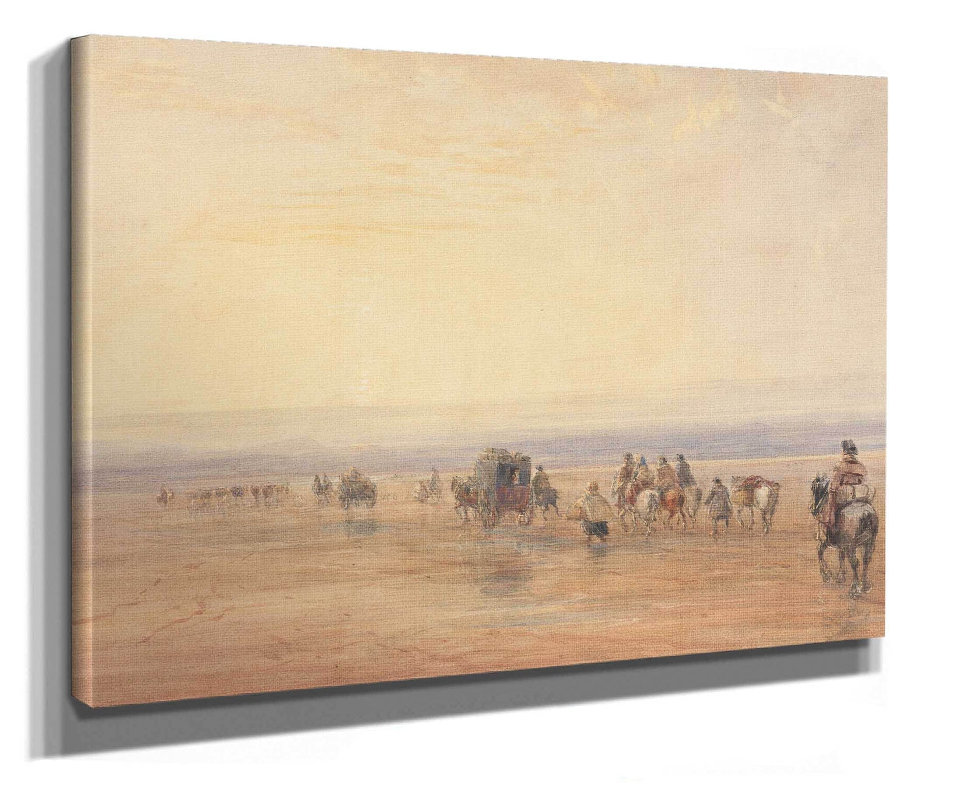 Crossing Lancaster Sands Mid S by David Cox