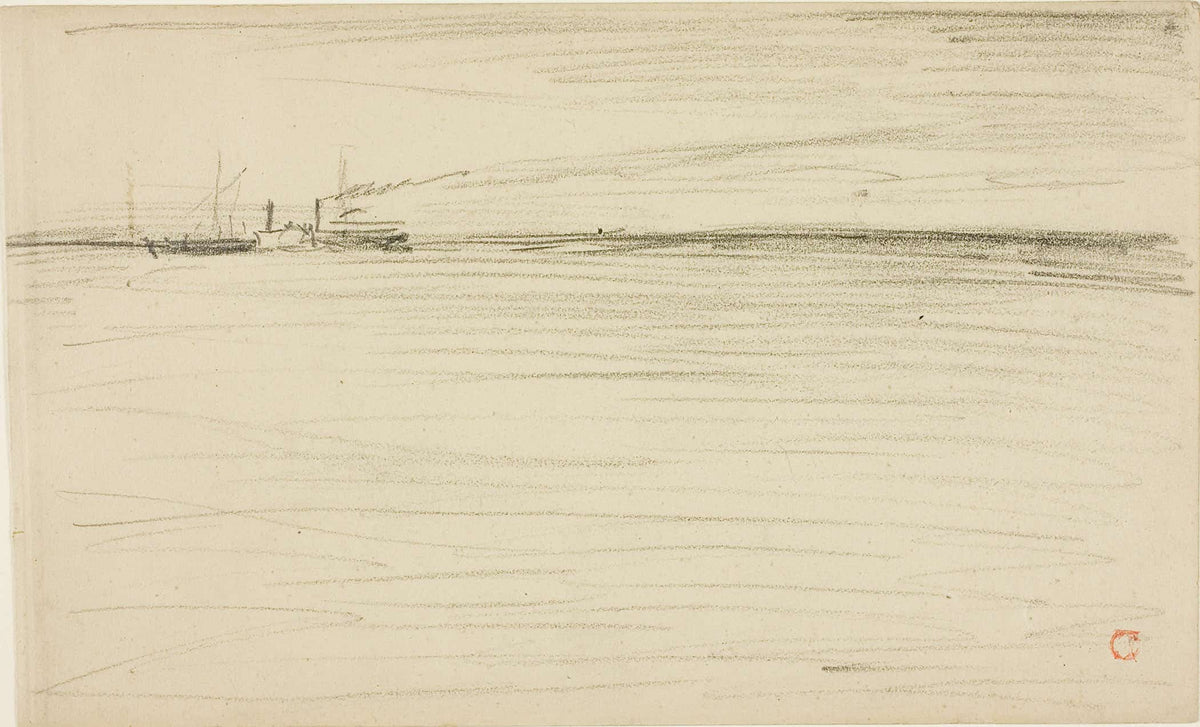 Crossing The Channel by Charles Francois Daubigny