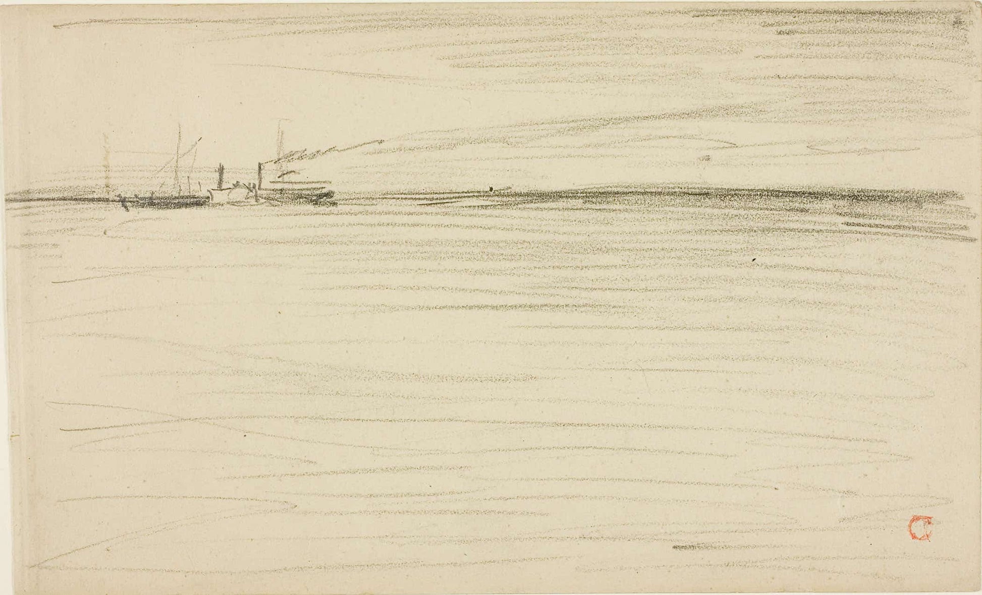 Crossing The Channel by Charles Francois Daubigny