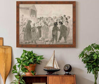 Crowd Scene by Edwin Austin Abbey