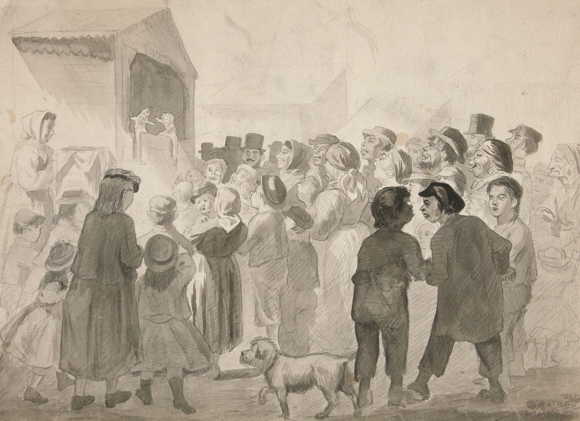 Crowd Scene by Edwin Austin Abbey