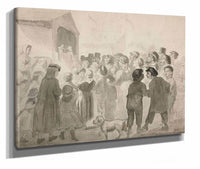 Crowd Scene by Edwin Austin Abbey