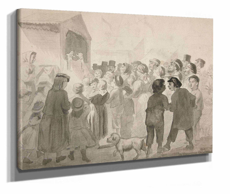 Crowd Scene by Edwin Austin Abbey