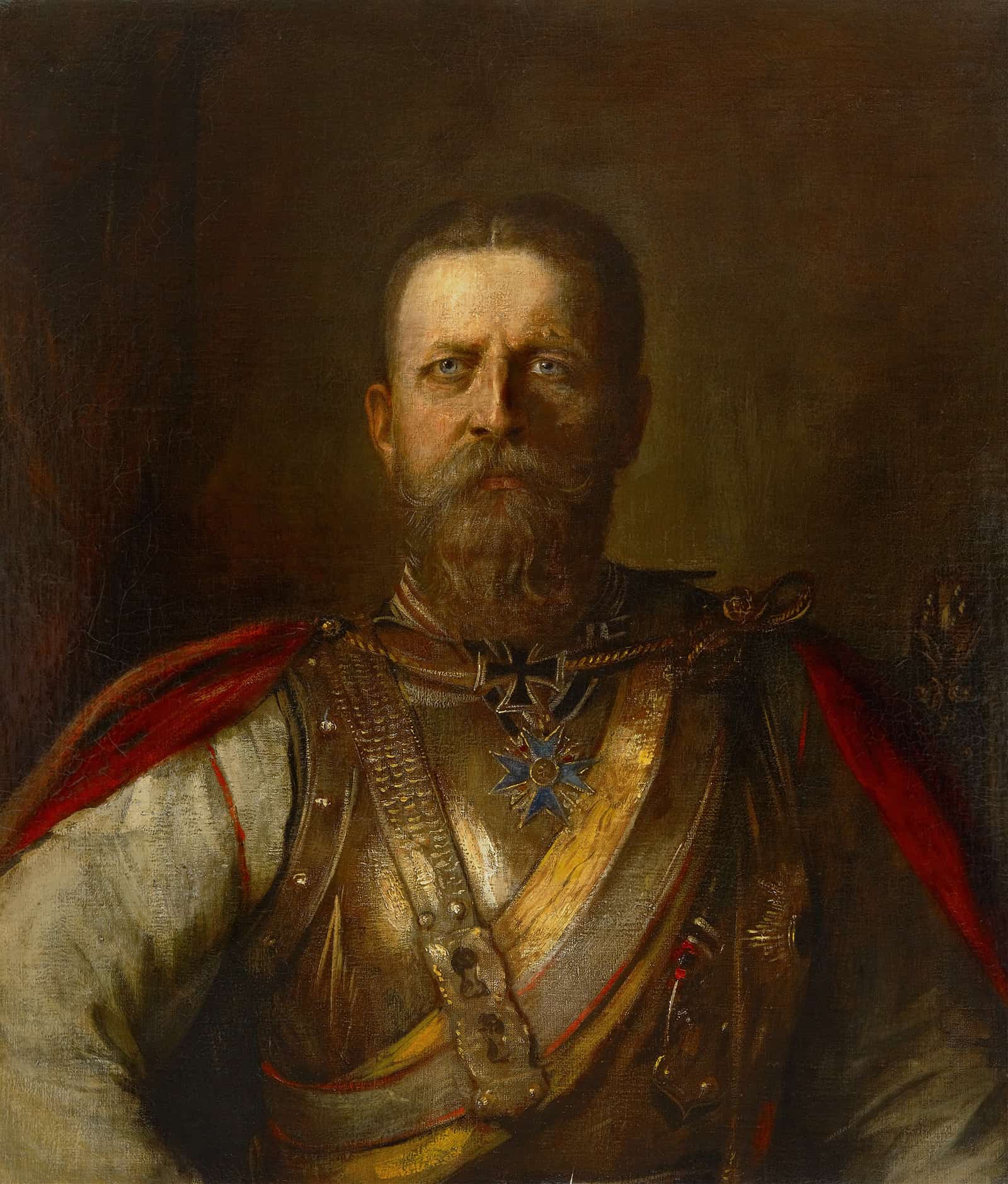 Crown Prince Frederick William Later Frederick Iii German Emperor And King Of Prussia by Franz Von Lenbach