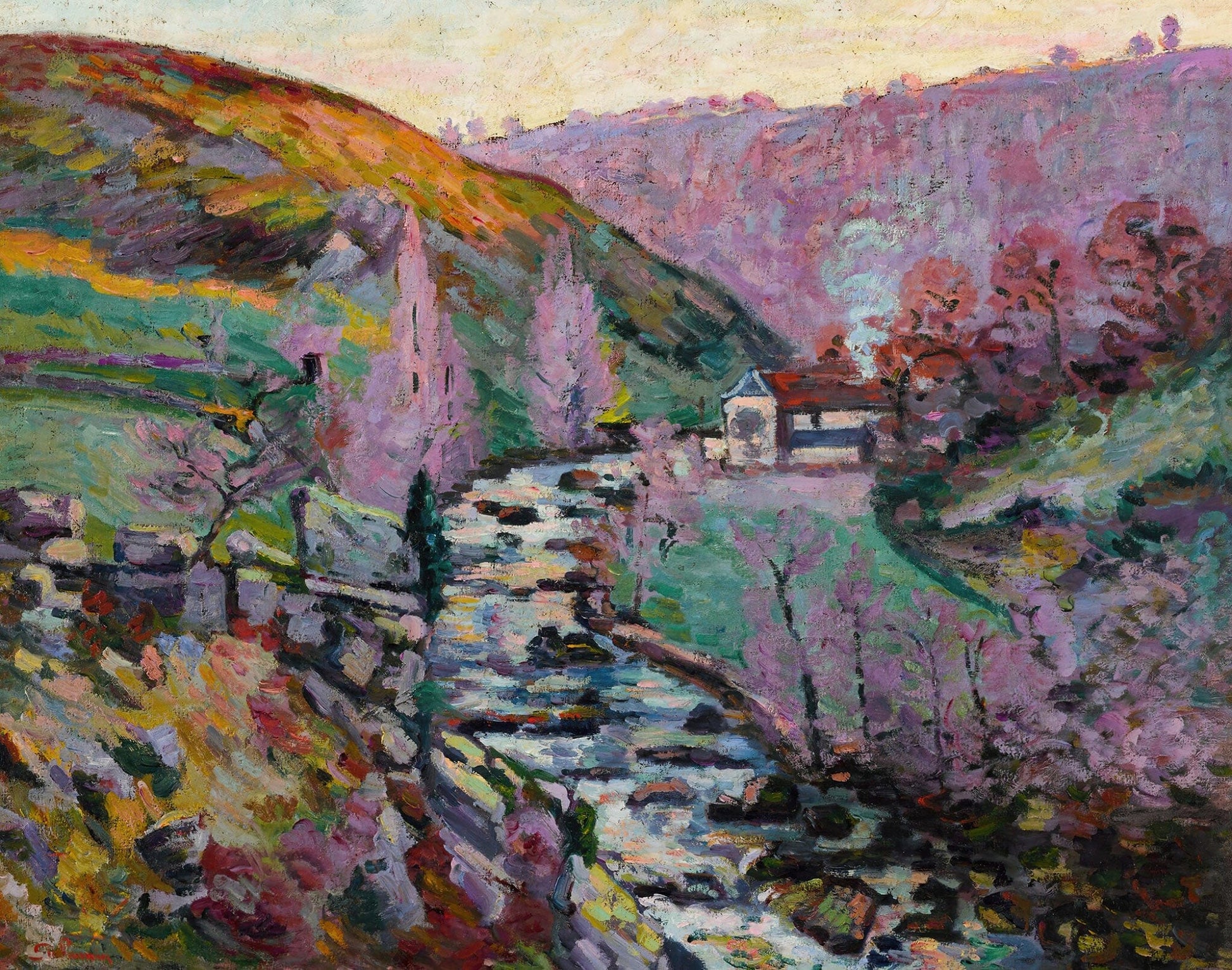 Crozant La Folie Le Soir by Armand Guillaumin