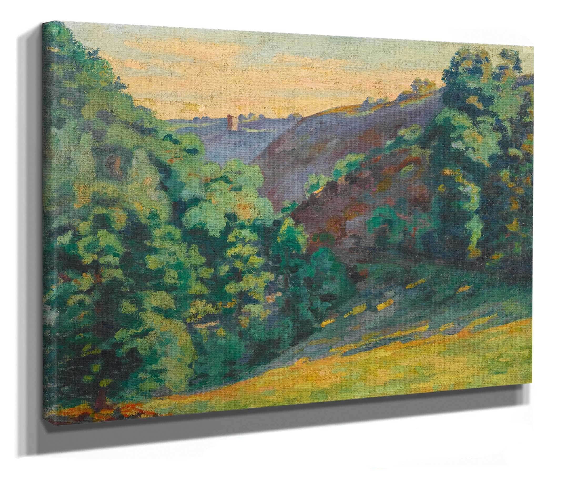 Crozant Le Ravin De La Sedelle A La Folie by Armand Guillaumin