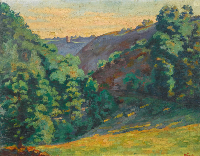 Crozant Le Ravin De La Sedelle A La Folie by Armand Guillaumin