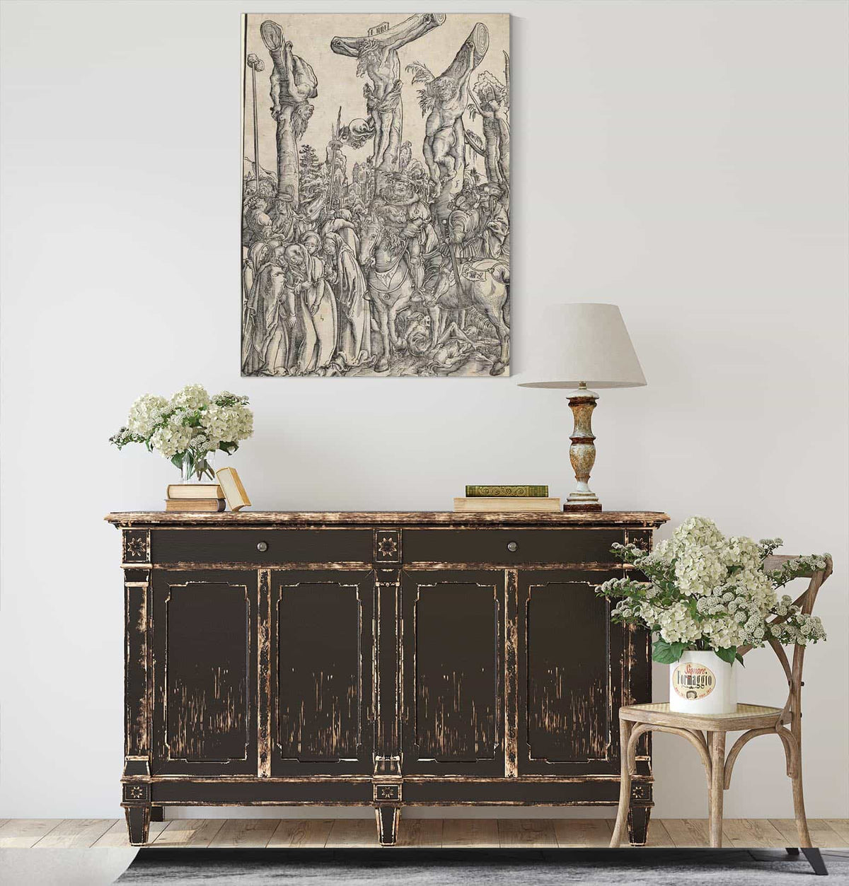 Crucifixion Before by Lucas Cranach The Elder