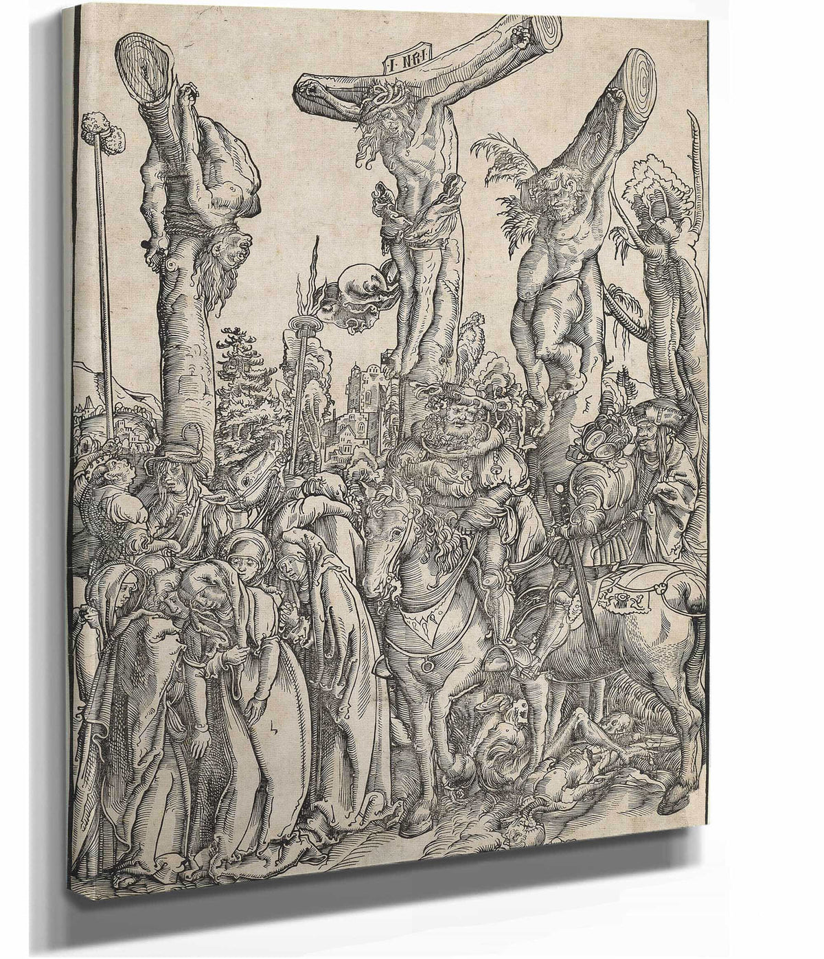 Crucifixion Before by Lucas Cranach The Elder