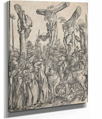 Crucifixion Before by Lucas Cranach The Elder