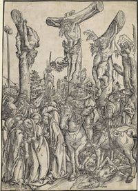 Crucifixion Before by Lucas Cranach The Elder