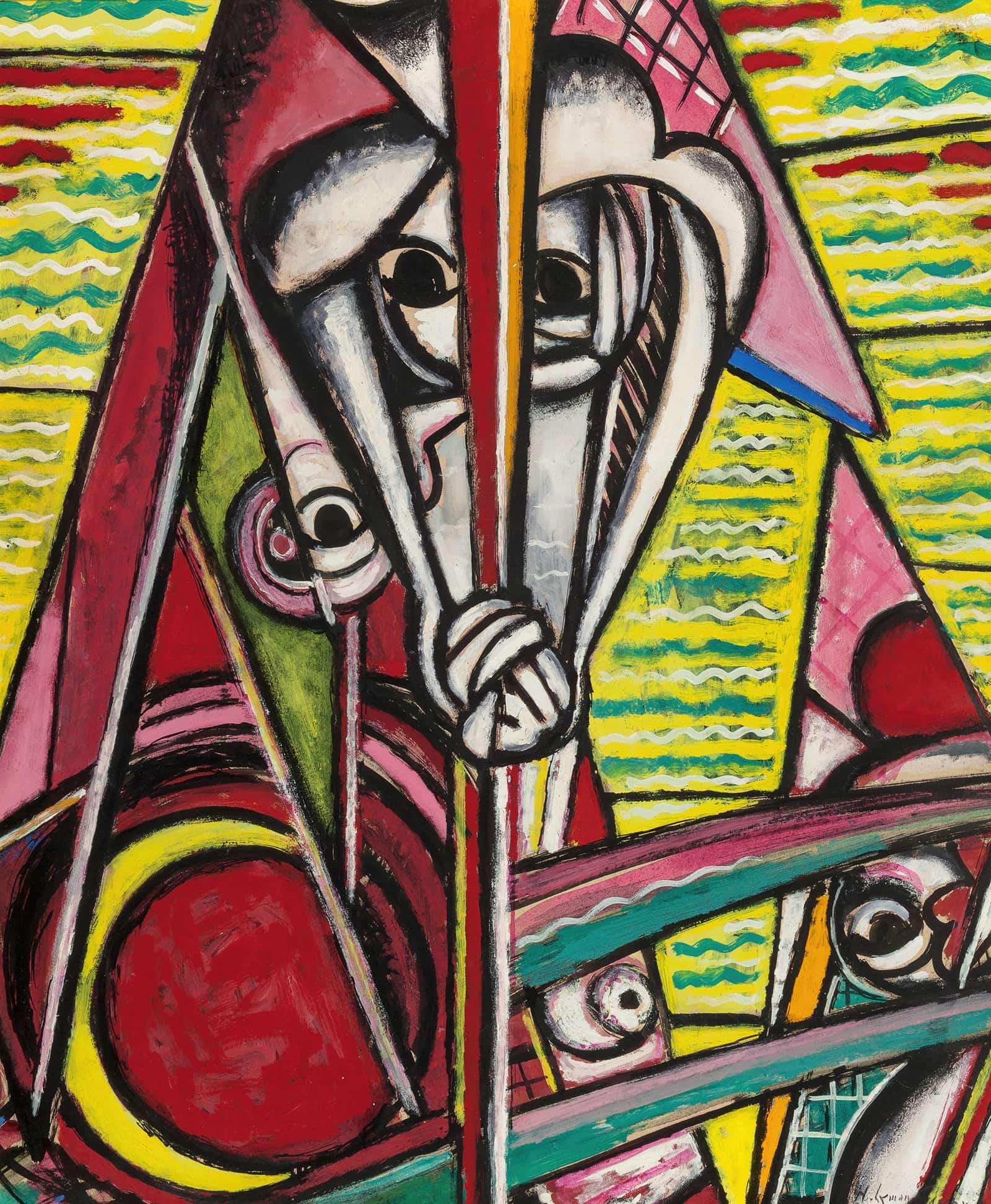 Cubist Composition by Henry Lyman Sayen