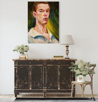 Cubist Self Portrait by Zygmunt Waliszewski