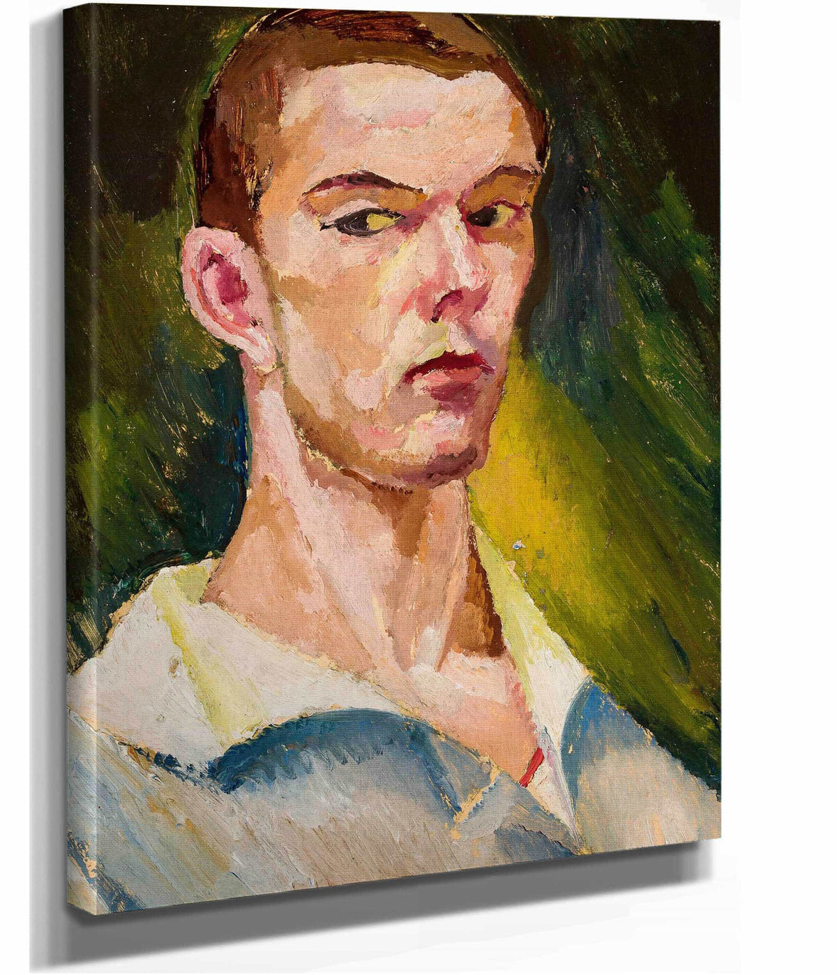 Cubist Self Portrait by Zygmunt Waliszewski