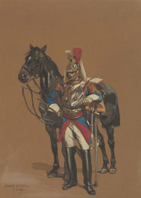 Cuirassier by Jean Baptiste Edouard Detaille