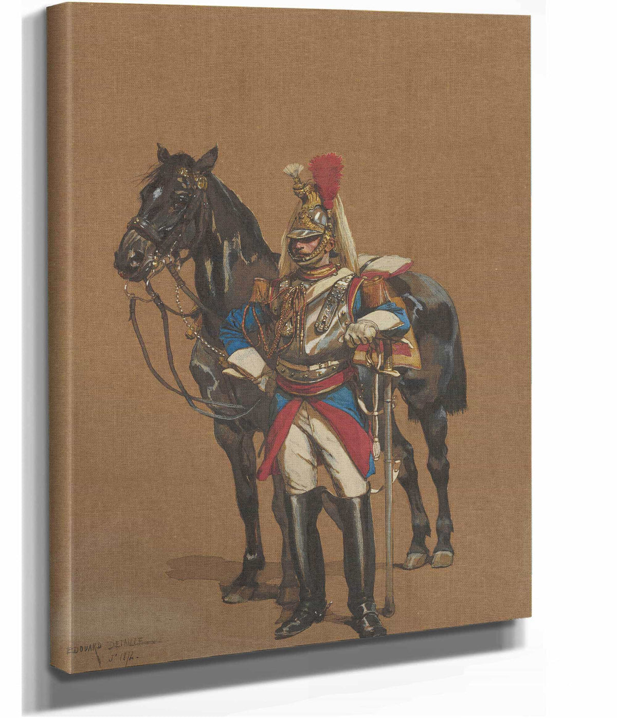 Cuirassier by Jean Baptiste Edouard Detaille