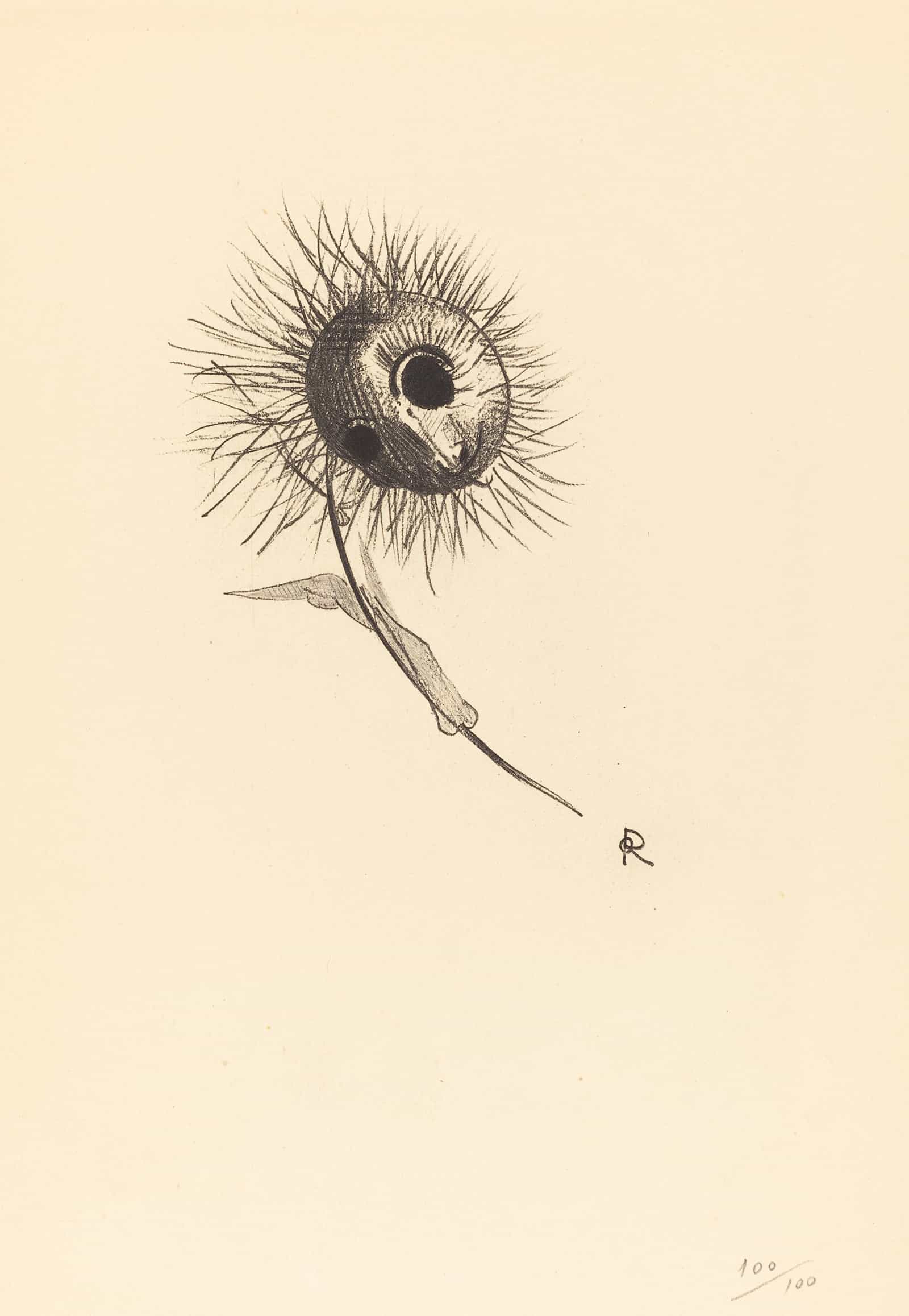 Cul De Lampe by Odilon Redon