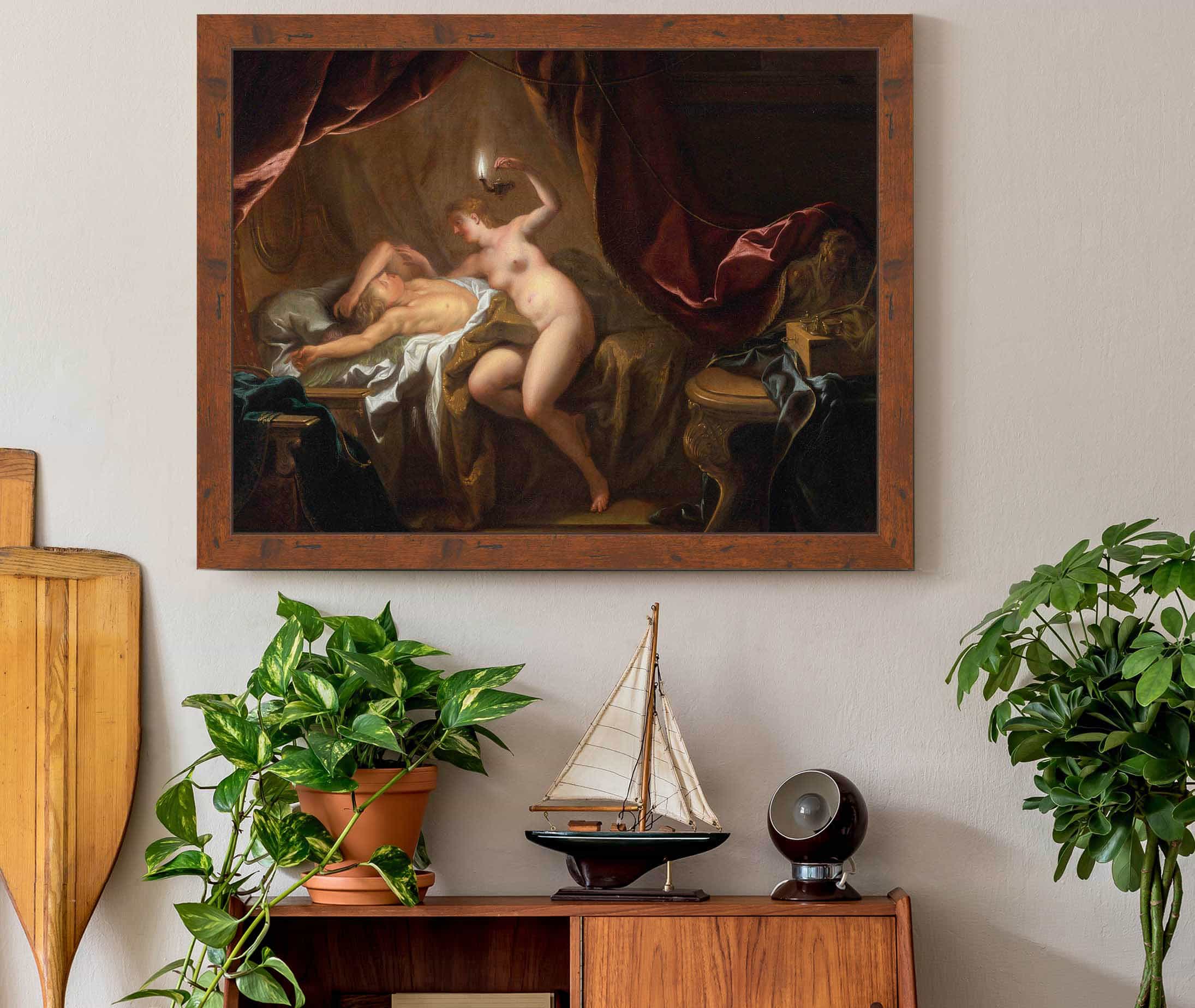 Cupid And Psyche by Jean Francois De Troy