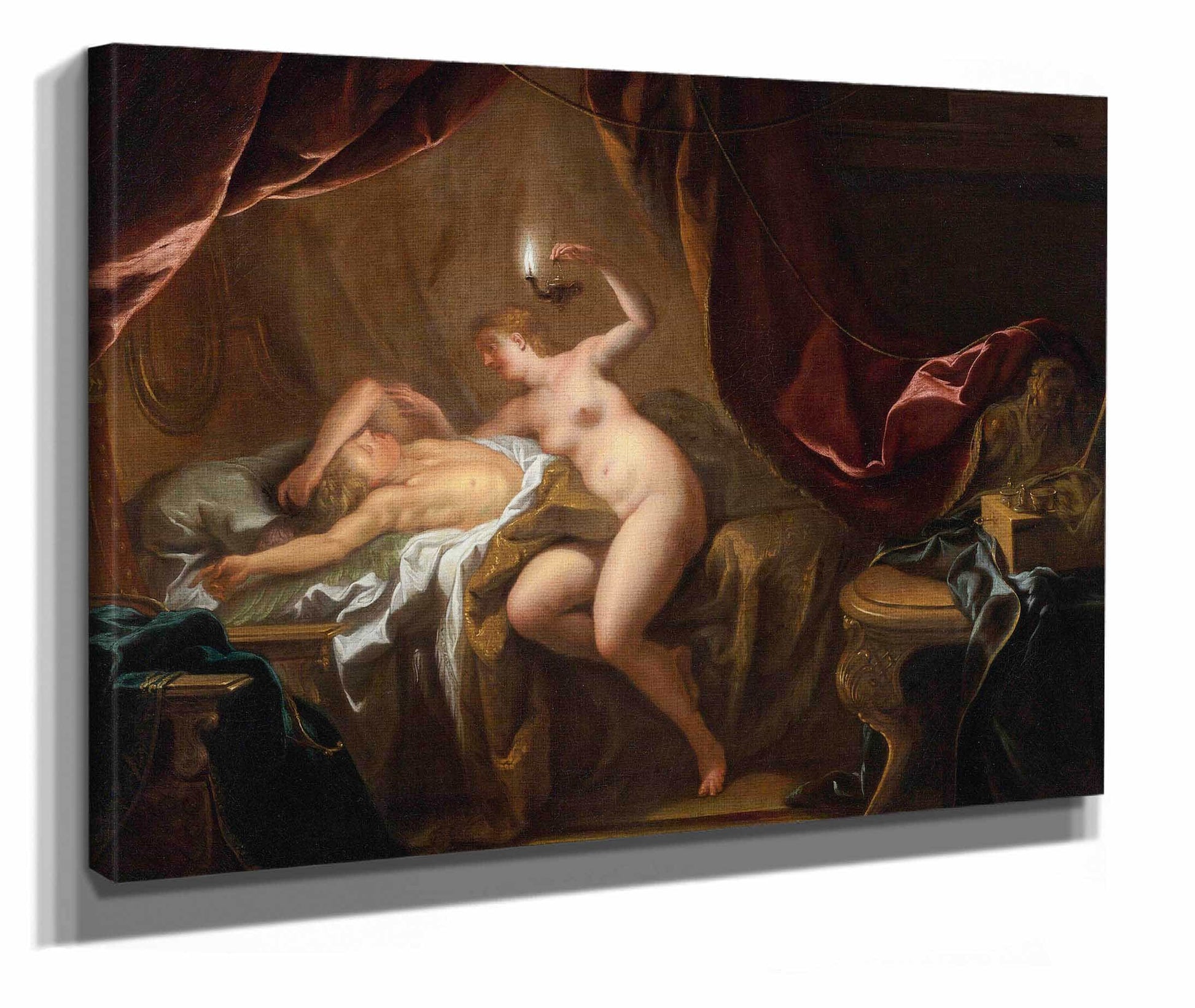 Cupid And Psyche by Jean Francois De Troy