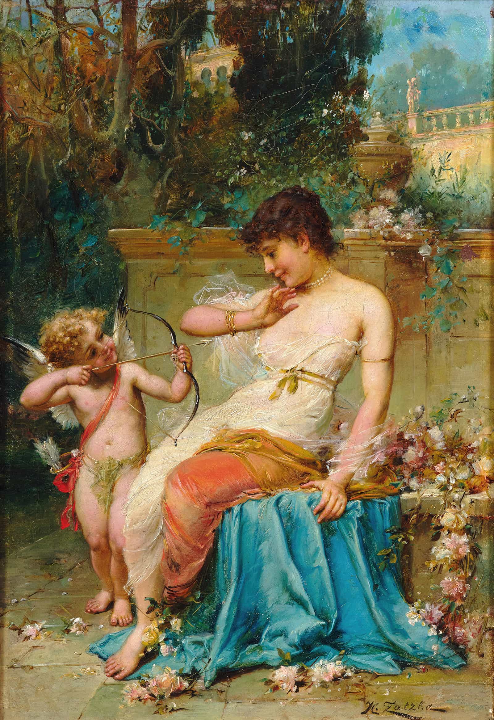 Cupid by Hans Zatzka