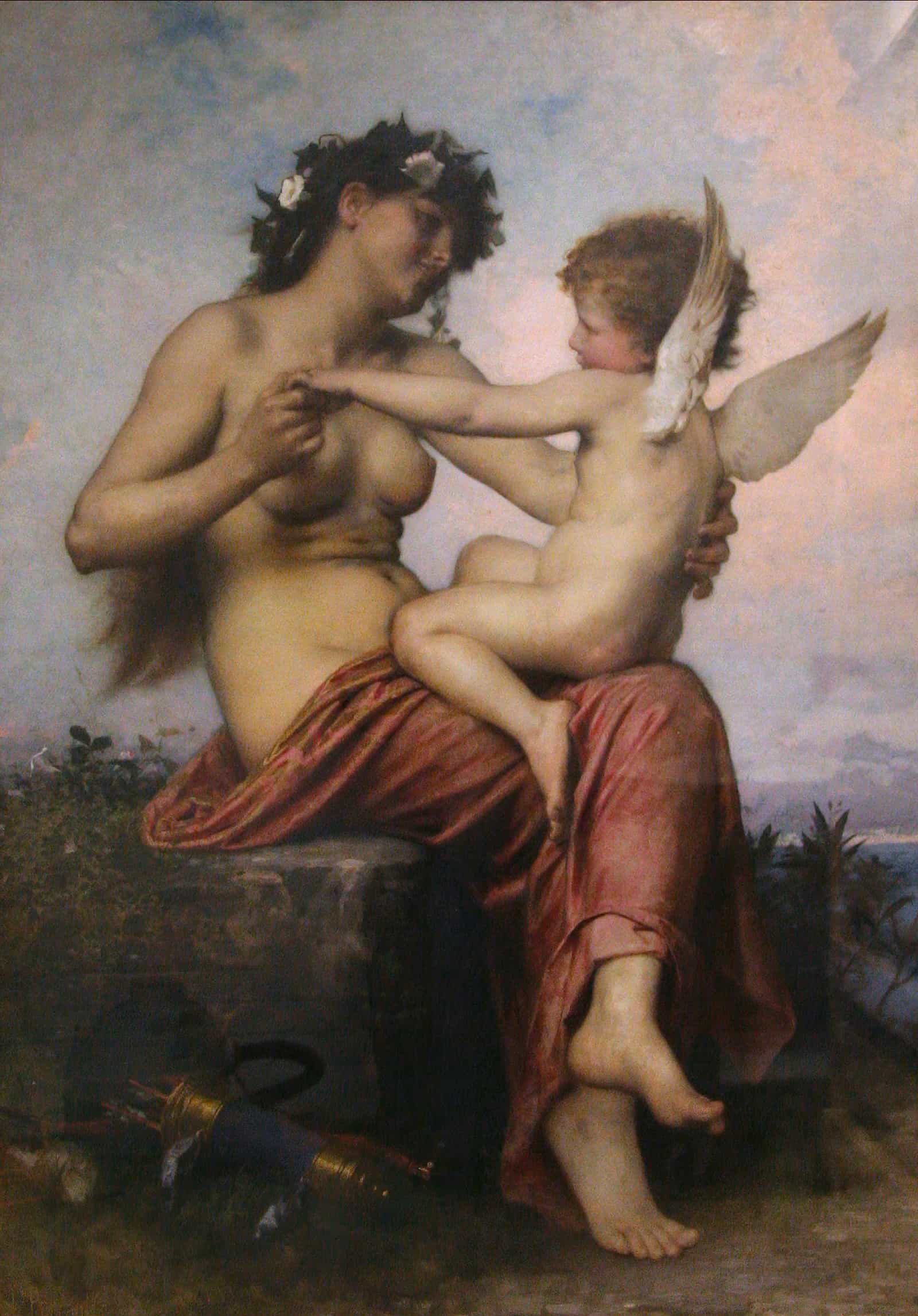 Cupid Captured by Leon Jean Basile Perrault