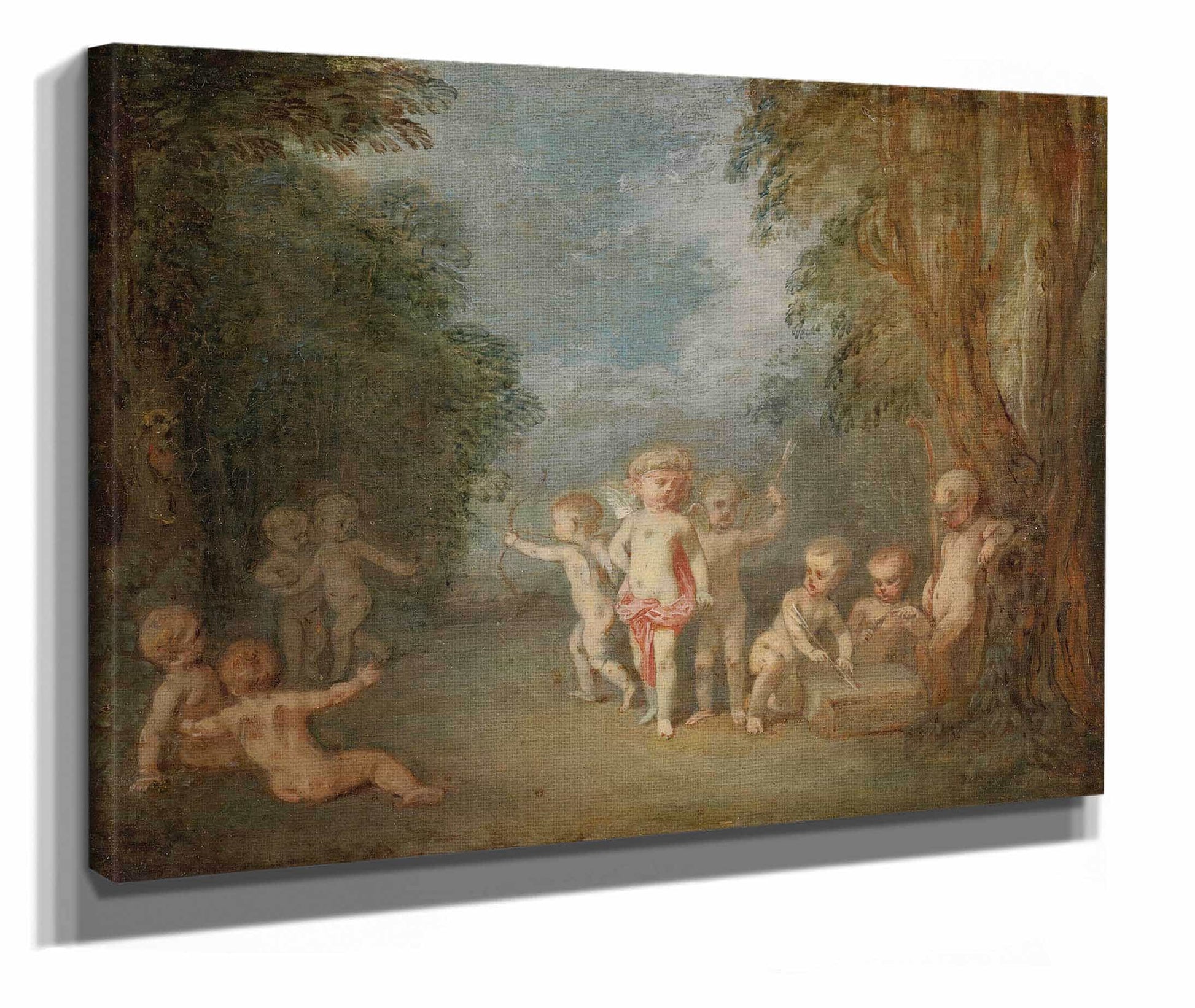 Cupids Realm Le Royaume De Lamour by Jean Antoine Watteau