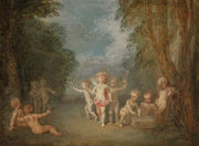 Cupids Realm Le Royaume De Lamour by Jean Antoine Watteau