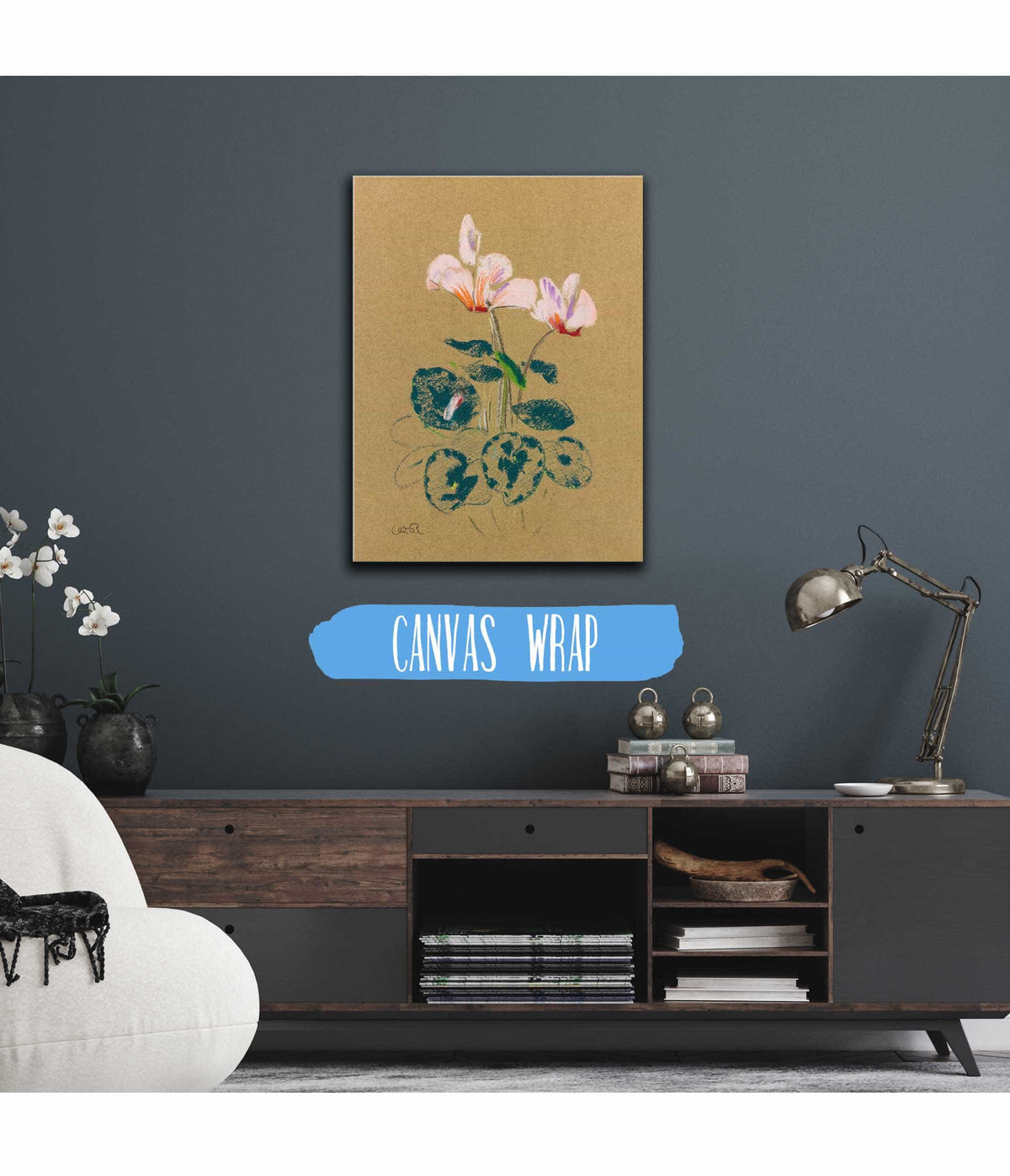 Cyclamen by Odilon Redon