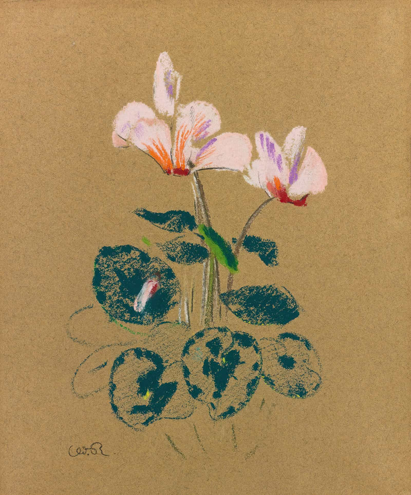 Cyclamen by Odilon Redon