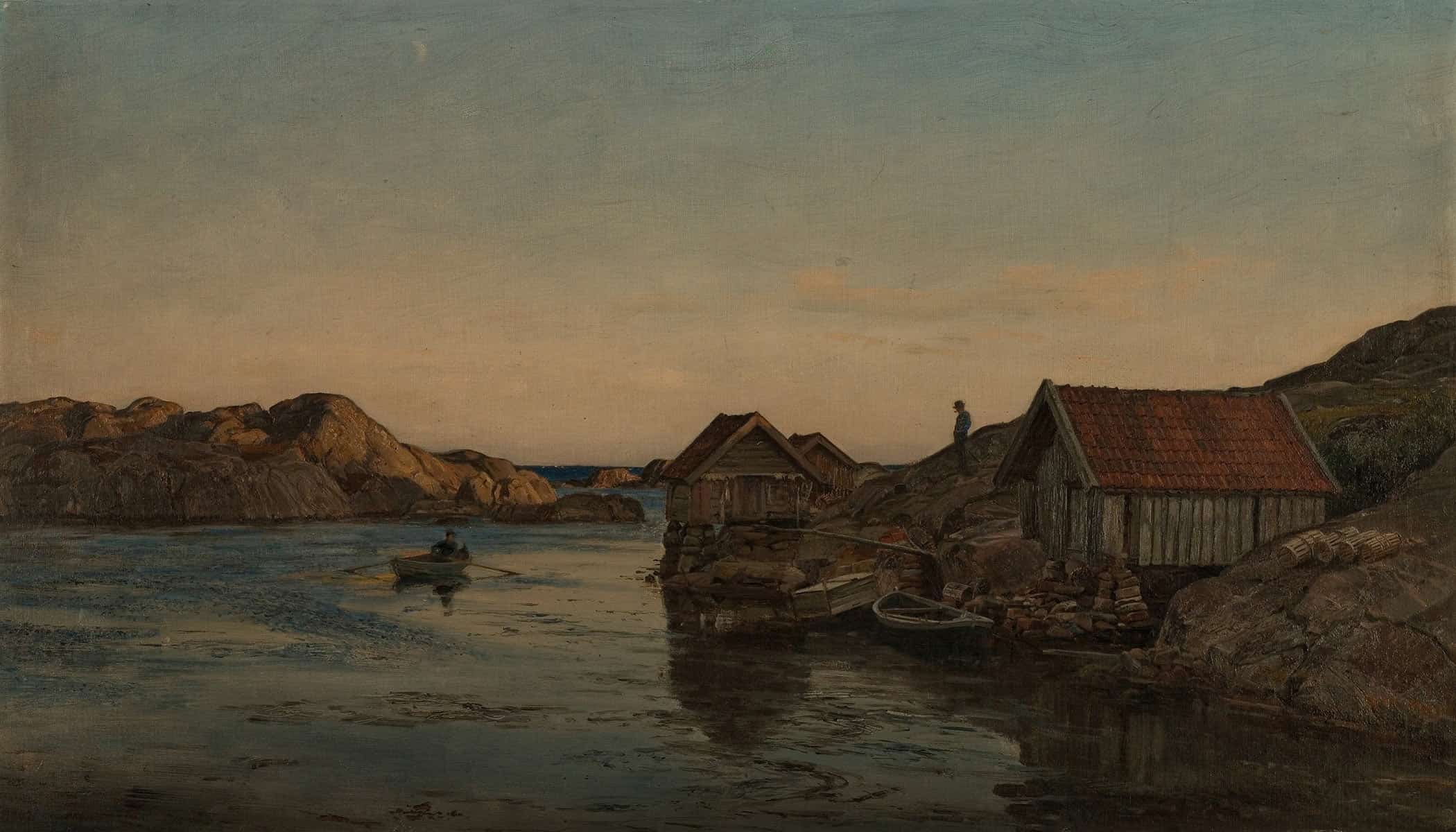 Dagen Endt Lindesnes By Amaldus Nielsen