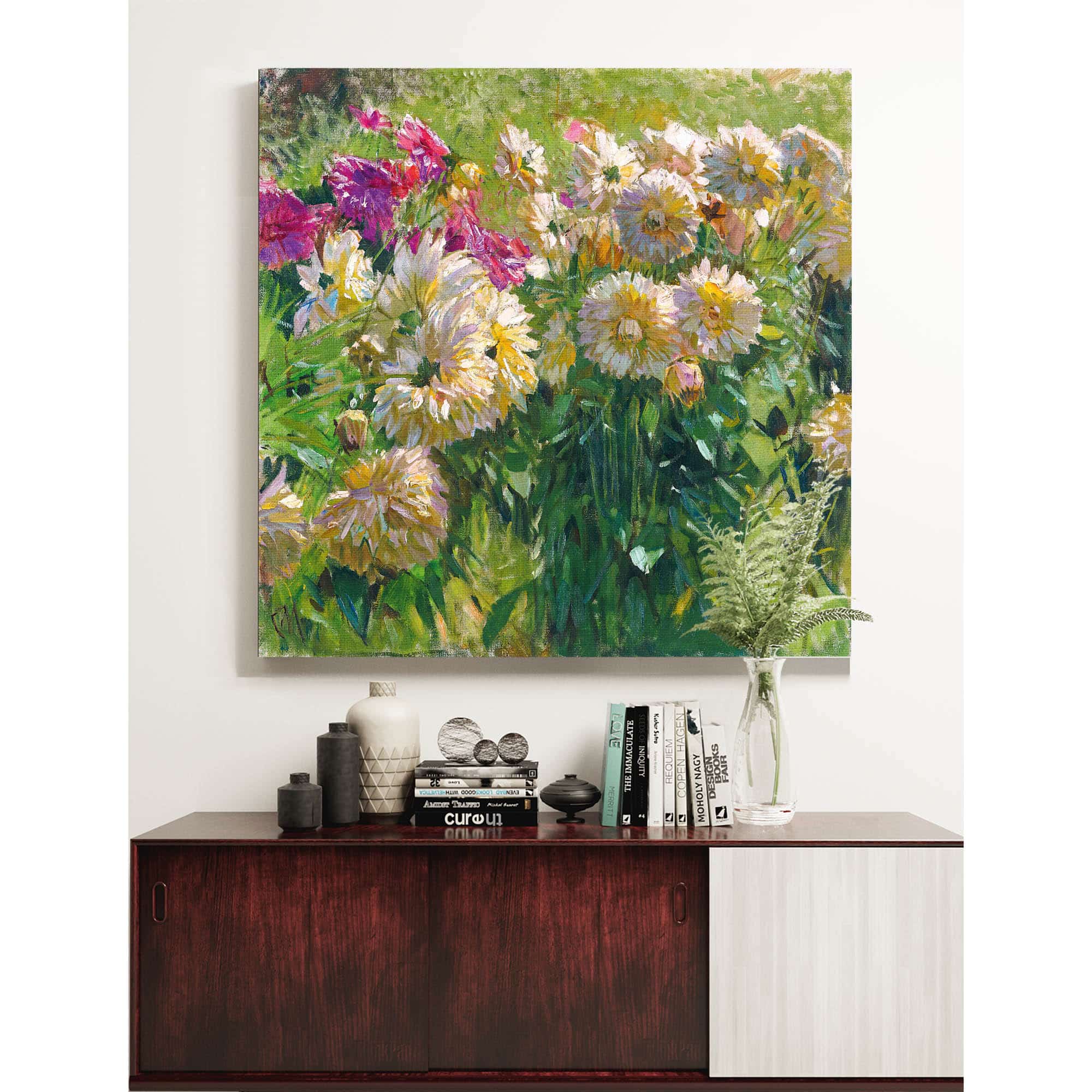 Dahlias by Carl Moll