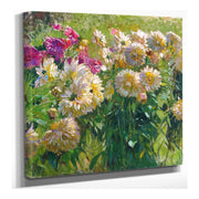 Dahlias by Carl Moll