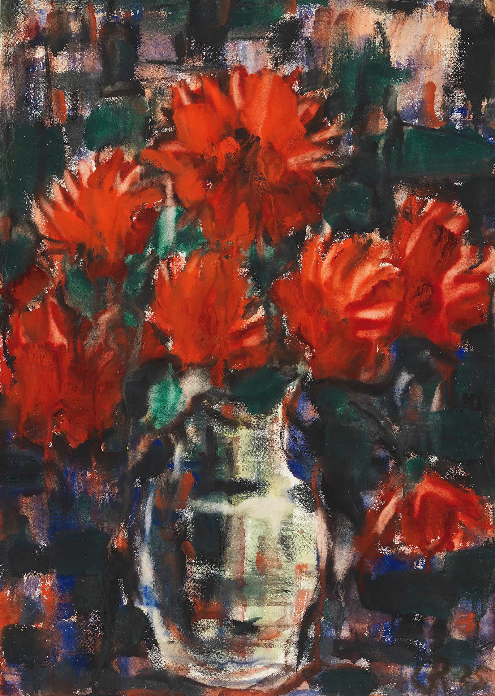 Dahlien by Christian Rohlfs