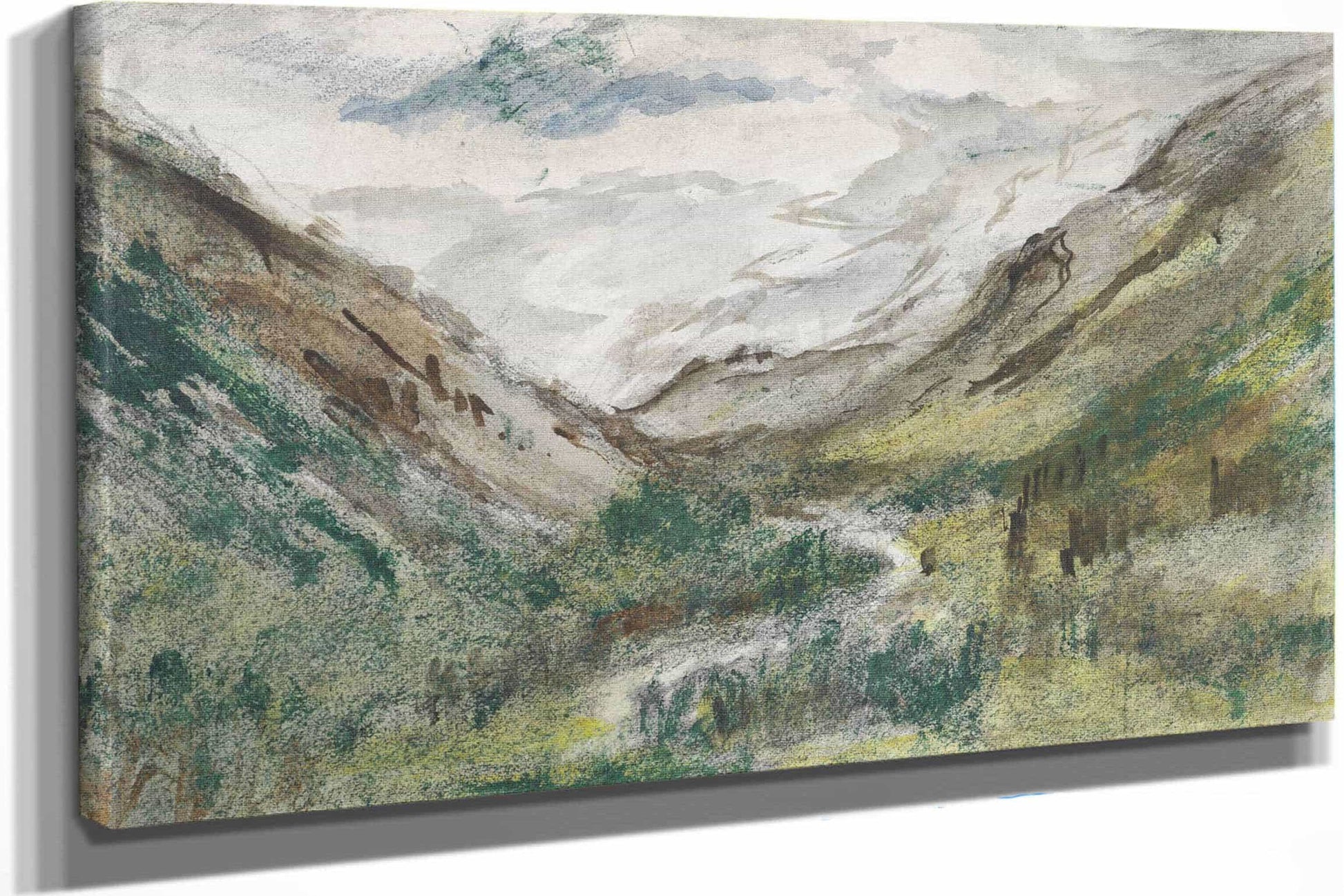 Dal Met Begroeide Bergen  by Jozef Israels