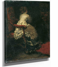 Dame Im Lehnstuhl by Albert Von Keller