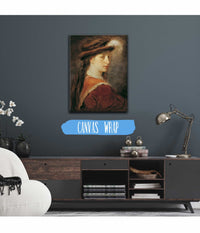 Dame Mit Federhut by Hans Canon