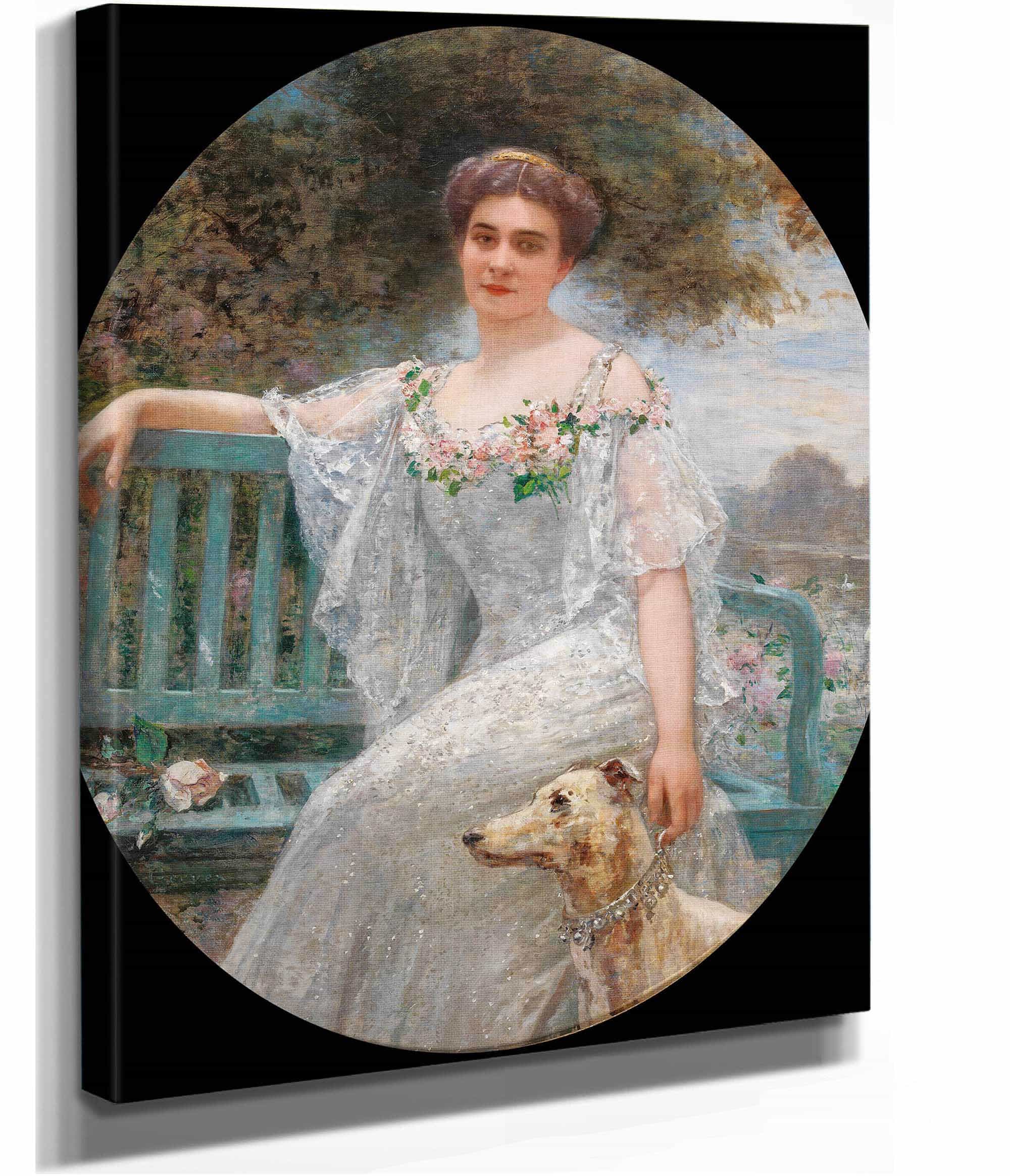 Damenportrait by Henri Gervex