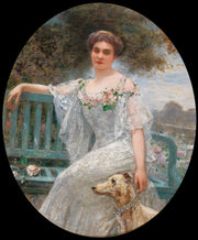 Damenportrait by Henri Gervex