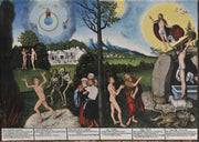 Damnation And Redemption by Lucas Cranach The Elder
